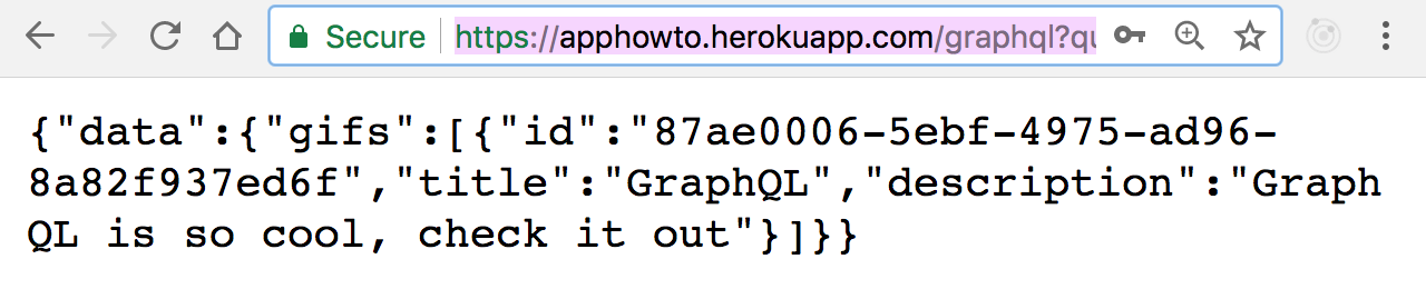Serveur GraphQL